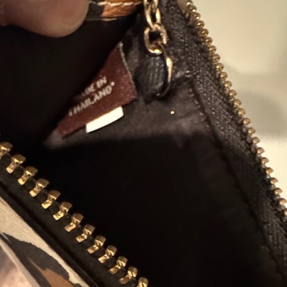 Coach Vintage Ocelot - Animal Print Card & Key Holder - Picture 6 of 6